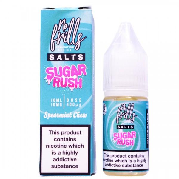 Spearmint Chew 10ml Nic Salt By No Frills Sugar Rush