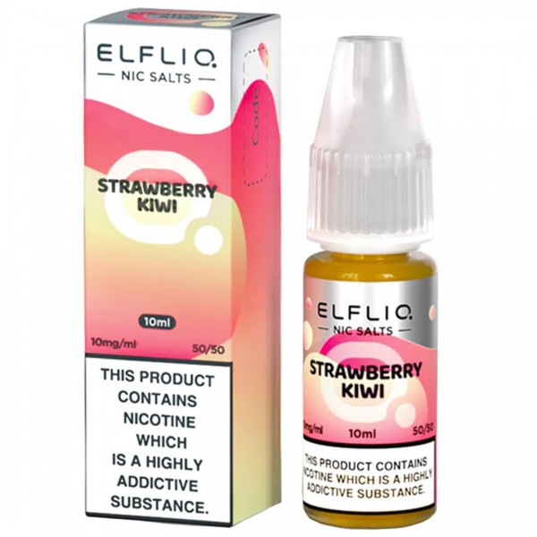 Strawberry Kiwi 10ml Nic Salt By Elf Bar Elfliq