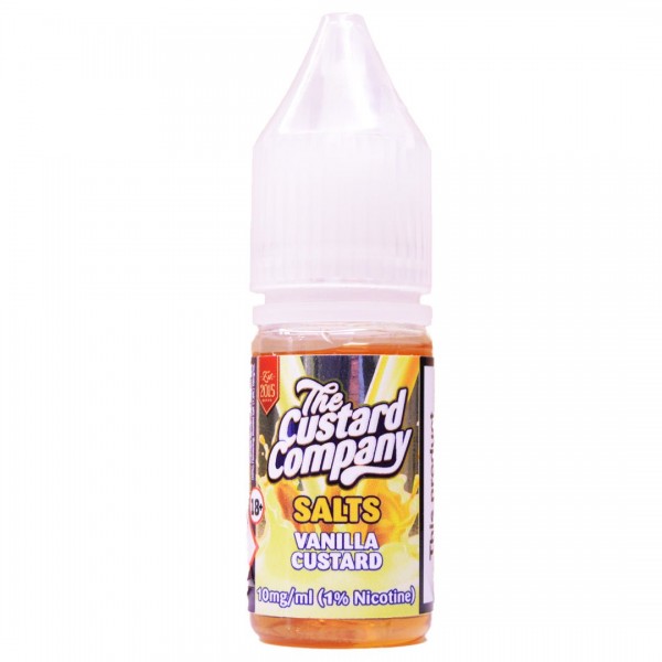 Vanilla Custard 10ml Nic Salt By The Custard Company