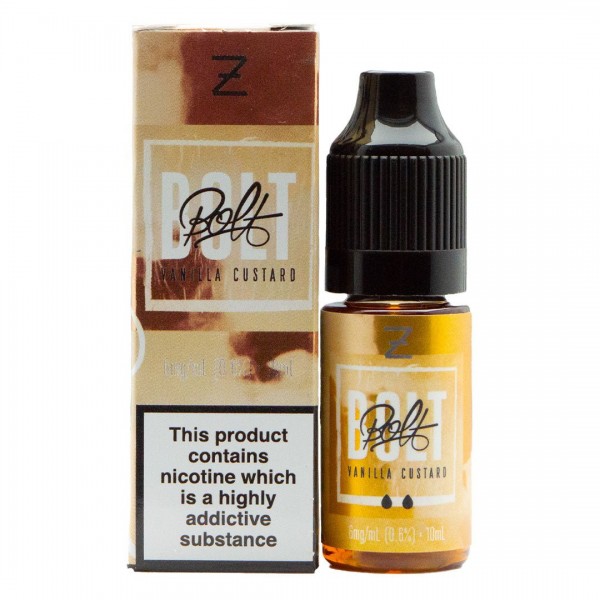 Vanilla Custard 10ml E-liquid By Zeus Juice Bolt