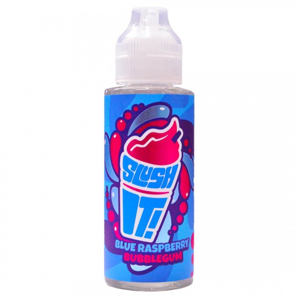 Blue Raspberry Bubblegum Slush 100ml Shortfill By Slush It