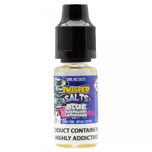 Blue Raspberry Lemonade 10ml Nic Salt By Twisted Salts