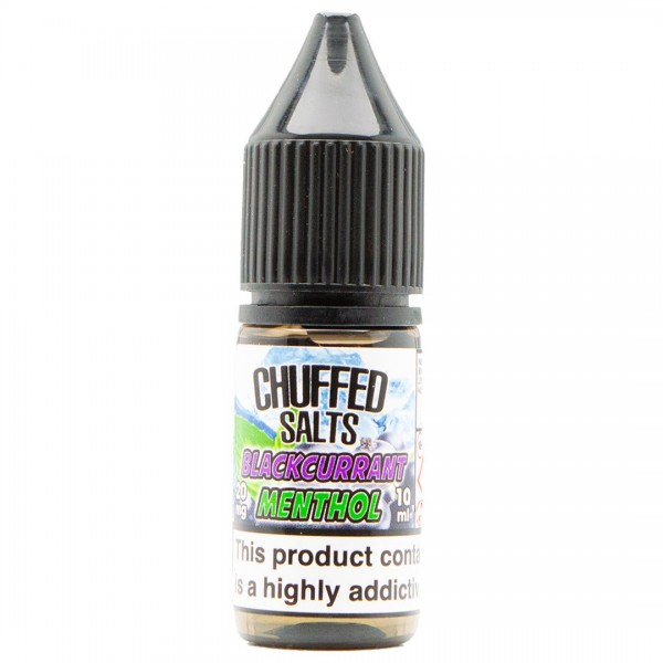 Blackcurrant Menthol 10ml Nic Salt By Chuffed Salts