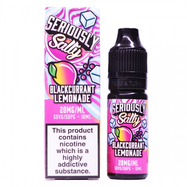 Blackcurrant Lemonade 10ml Nic Salt By Seriously Salty