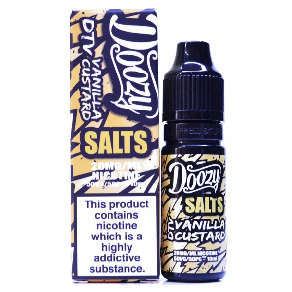 Vanilla Custard 10ml Nic Salt By Doozy Vape Co