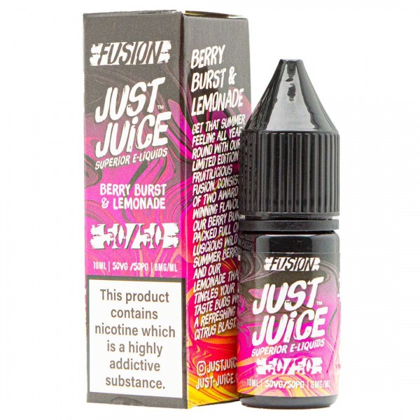 Fusion Berry Burst & Lemonade By Just Juice 10ml Eliquid