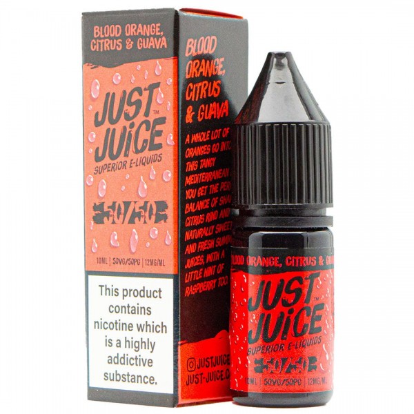 Blood Orange, Citrus & Guava By Just Juice 10ml Eliquid