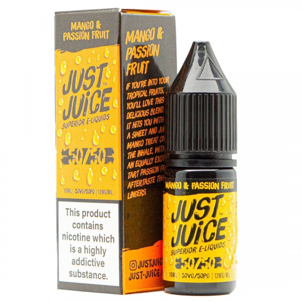 Mango & Passion Fruit By Just Juice 10ml Eliquid