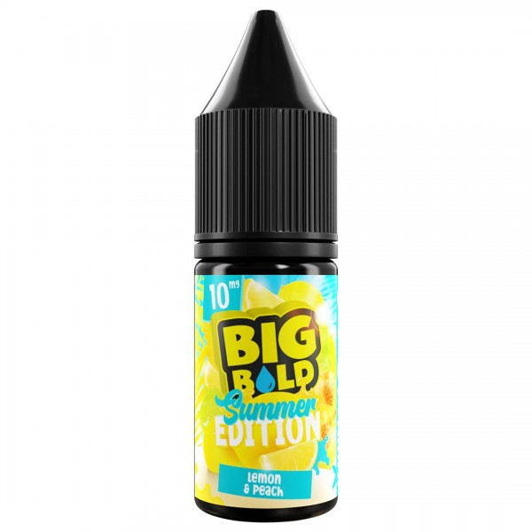 Lemon Peach 10ml Nic Salt E-liquid By Big Bold