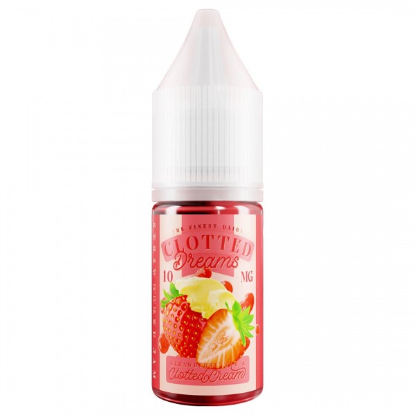 Strawberry Jam & Clotted Cream 10ml Nic Salt E-liquid By Clotted Dreams