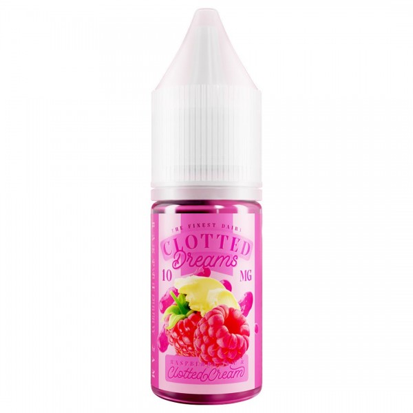 Raspberry Jam & Clotted Cream 10ml Nic Salt E-liquid By Clotted Dreams