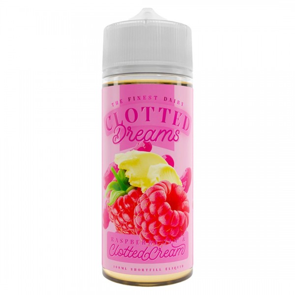 Raspberry Jam & Clotted Cream 100ml Shortfill By Clotted Dreams