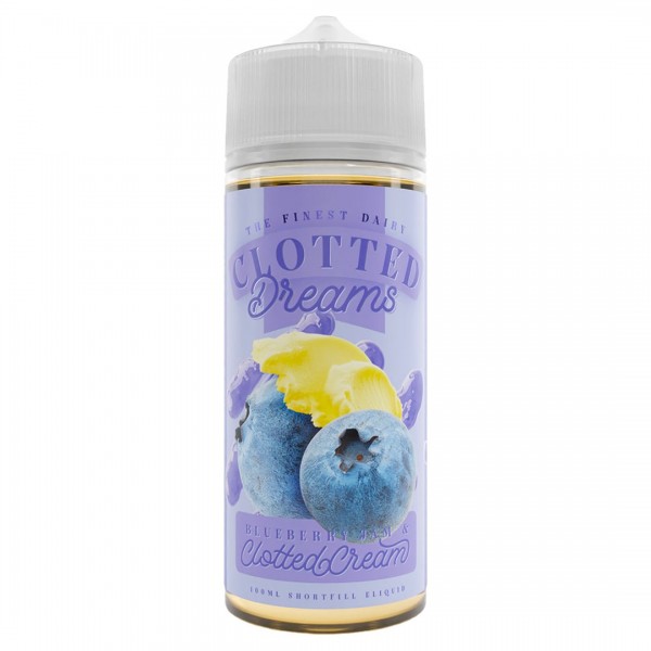Blueberry Jam & Clotted Cream 100ml Shortfill By Clotted Dreams