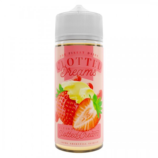 Strawberry Jam & Clotted Cream 100ml Shortfill By Clotted Dreams