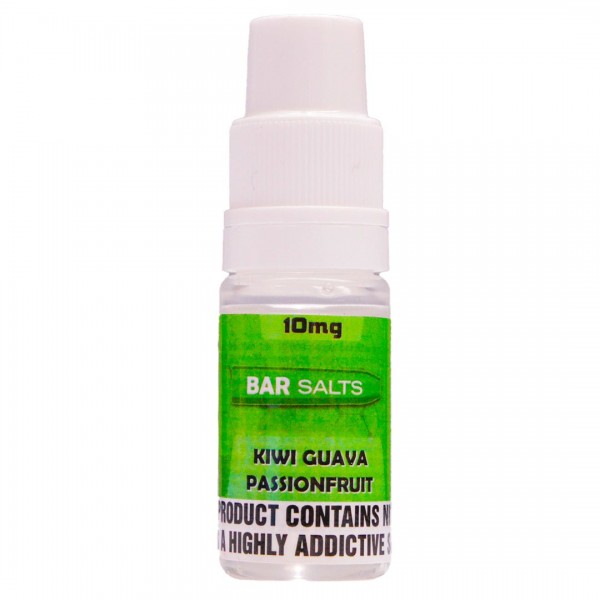 Kiwi Guava Passionfruit 10ml Nic Salt E-liquid By Bar Salts