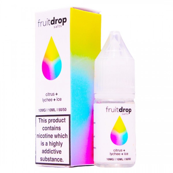 Citrus Lychee Ice 10ml Nic Salt By Fruit Drop