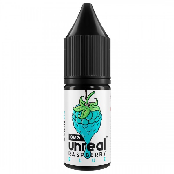 Blue 10ml Nic Salt E-liquid By Unreal Raspberry