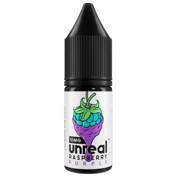 Purple 10ml Nic Salt E-liquid By Unreal Raspberry