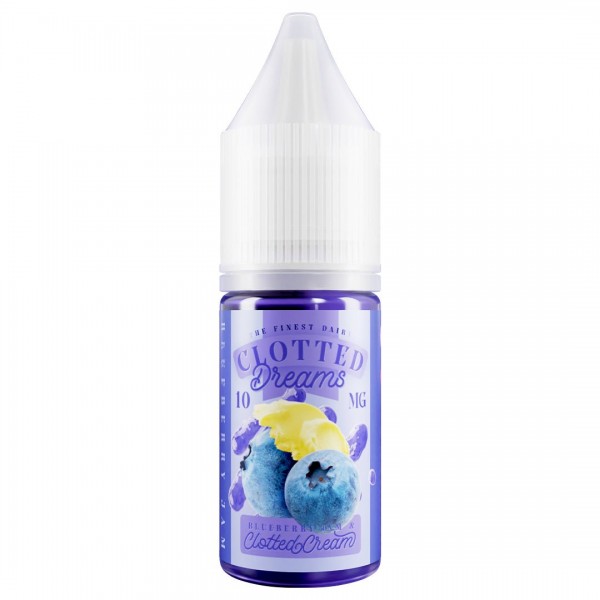 Blueberry Jam & Clotted Cream 10ml Nic Salt E-liquid By Clotted Dreams