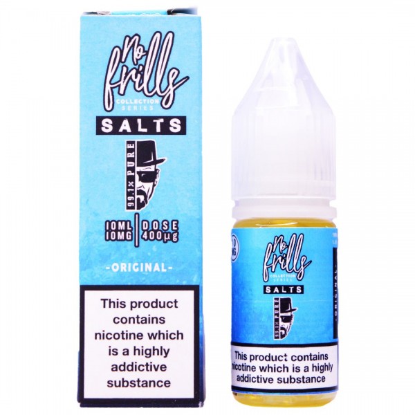 Original 10ml Nic Salt By No Frills 99.1% Pure