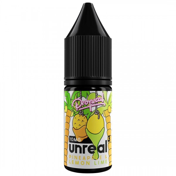 Pineapple Lemon & Lime 10ml Nic Salt E-liquid By Unreal 3