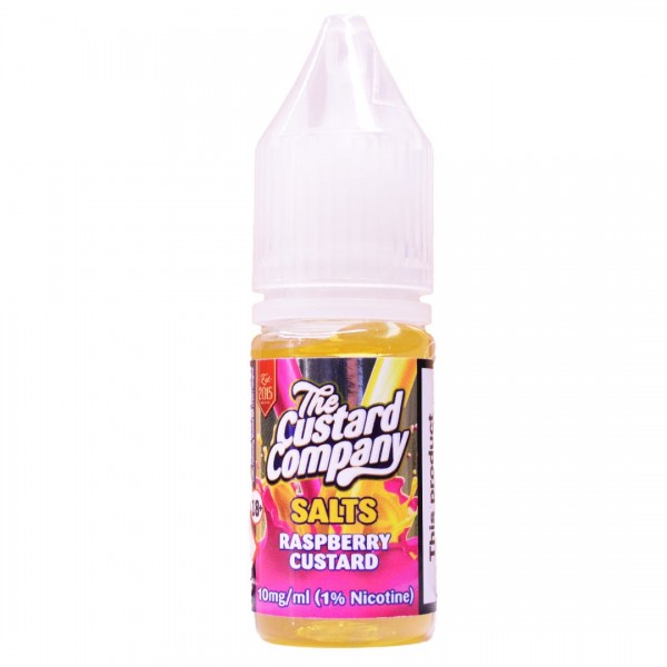 Raspberry Custard 10ml Nic Salt By The Custard Company