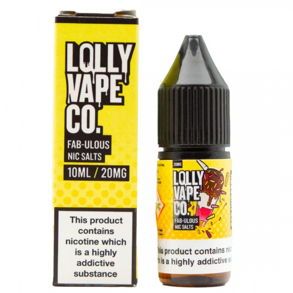 Fab Ulous 10ml Nic Salt By Lolly Vape Co