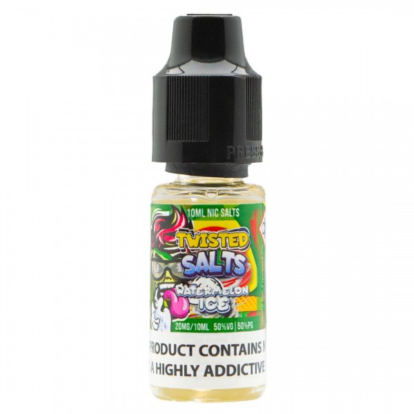 Watermelon Ice 10ml Nic Salt By Twisted Salts