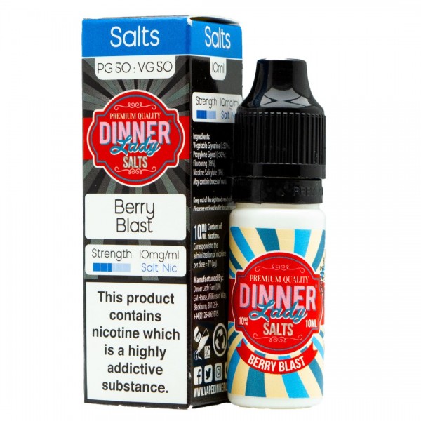 Berry Blast 10ml Nic Salt By Dinner Lady