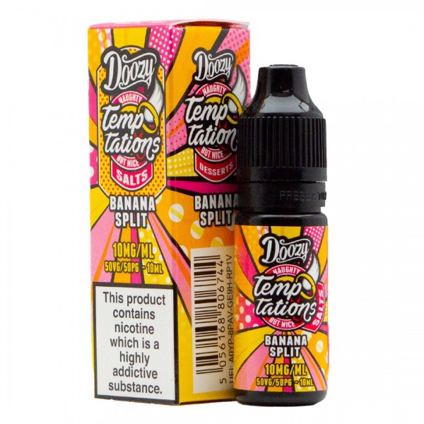 Banana Split Nic Salt 10ml By Doozy Vape Co