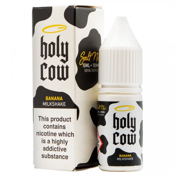 Banana Milkshake 10ml Nic Salt By Holy Cow