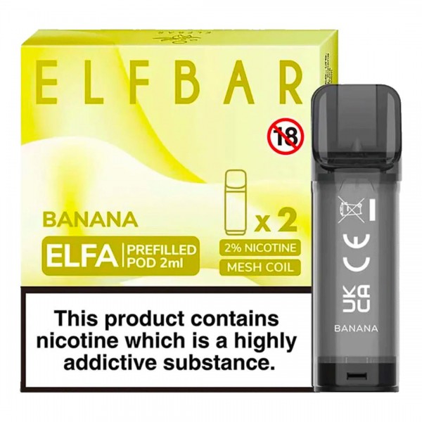 Banana Elfa Prefilled Pod by Elf Bar