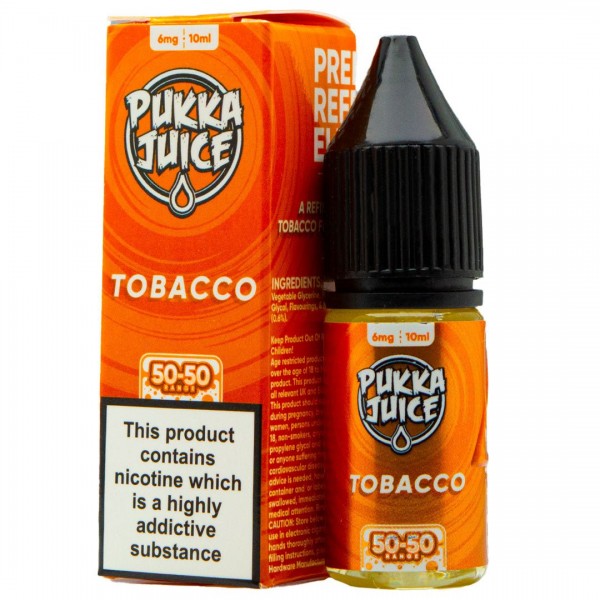 Tobacco By Pukka Juice 10ml E Liquid