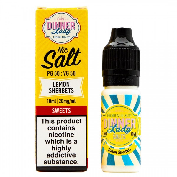 Dinner Lady Lemon Sherbets Nic Salt 10ml