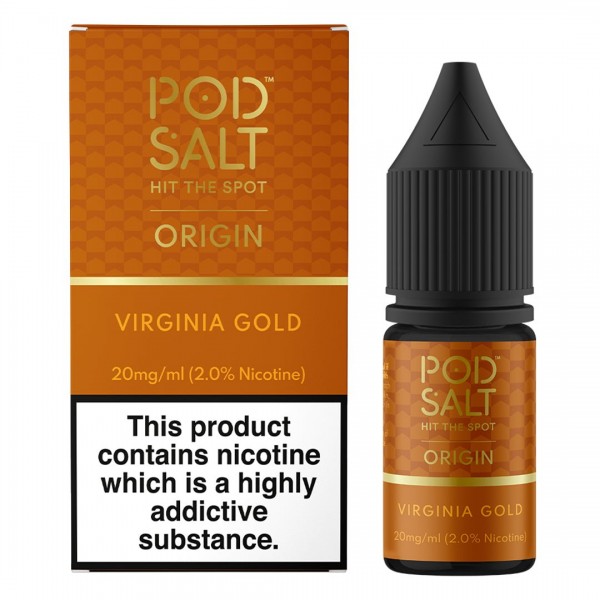 Virginia Gold 10ml Nic Salt By Pod Salt