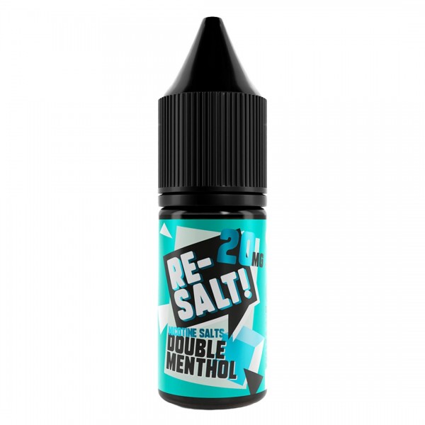 Double Menthol 10ml Nic Salt E-liquid By Re-Salt