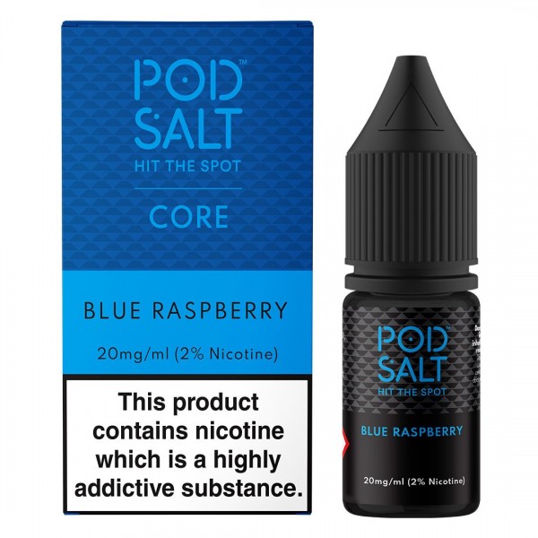 Blue Raspberry 10ml Nic Salt By Pod Salt