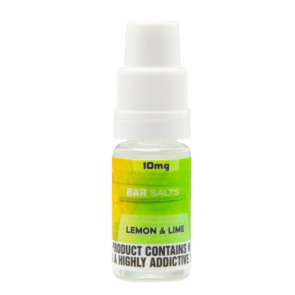 Lemon & Lime 10ml Nic Salt E-liquid By Bar Salts