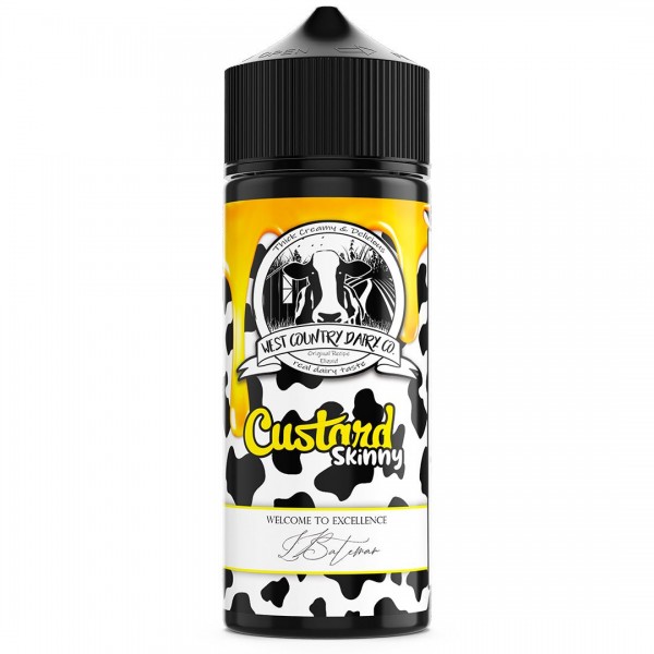 Skinny Custard 100ml Shortfill By West Country Dairy Co