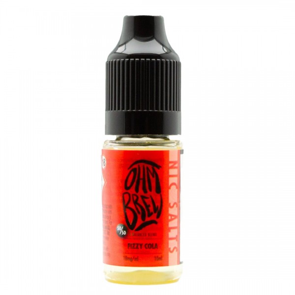 Fizzy Cola 10ml Nic Salt By Ohm Brew