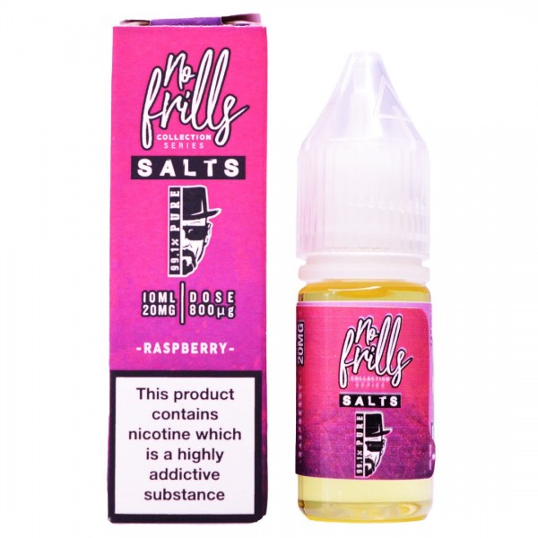 Raspberry 10ml Nic Salt By No Frills 99.1% Pure