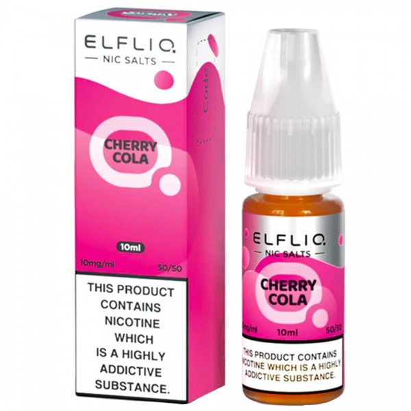 Cherry Cola 10ml Nic Salt By Elf Bar Elfliq