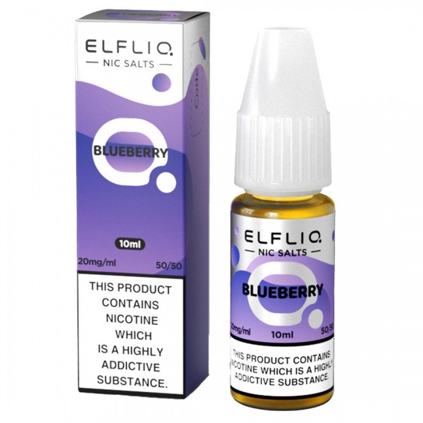 Blueberry 10ml Nic Salt By Elf Bar Elfliq