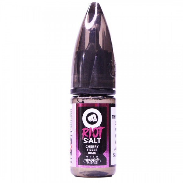 Cherry Fizzle 10ml Hybrid Nic Salt By Riot Squad