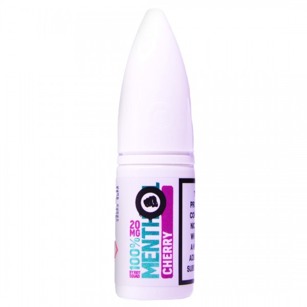 Cherry Menthol 10ml Hybrid Nic Salt By Riot Squad