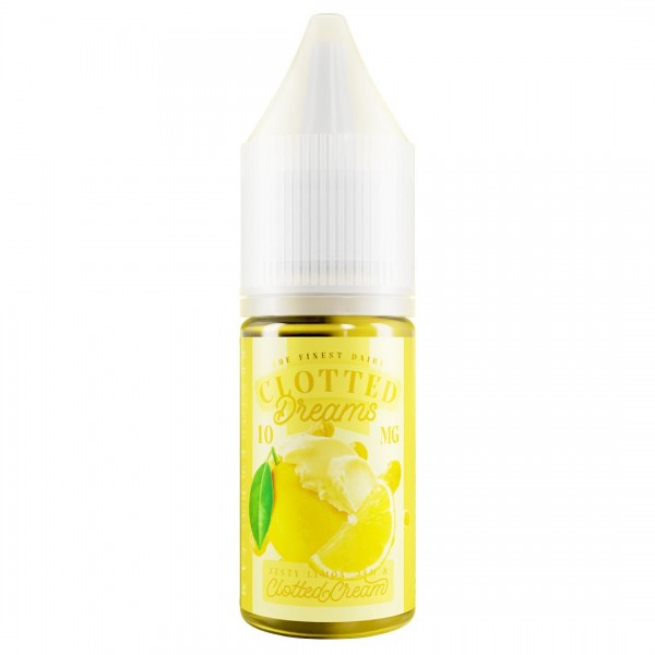 Zesty Lemon Jam & Clotted Cream 10ml Nic Salt E-liquid By Clotted Dreams