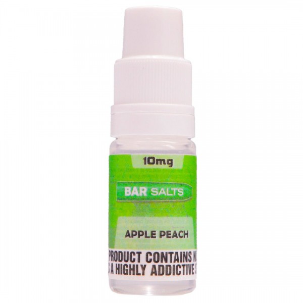 Apple Peach 10ml Nic Salt E-liquid By Bar Salts
