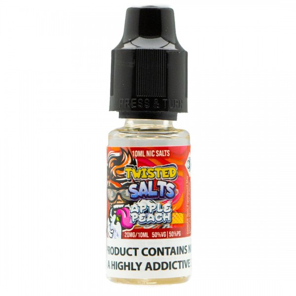 Apple Peach 10ml Nic Salt By Twisted Salts