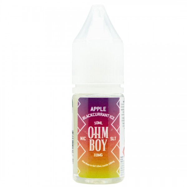 Apple and Blackcurrant Ice 10ml Nic Salt By Ohm Boy SLT