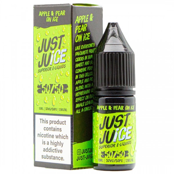 Apple & Pear On Ice By Just Juice 10ml Eliquid